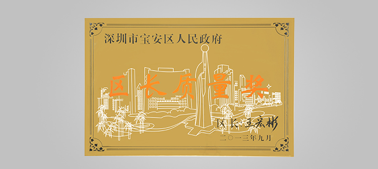 12月，荣获“深圳连锁企业50强”称号及代表深圳宝安区最高质量荣誉的“宝安区区长质量奖“