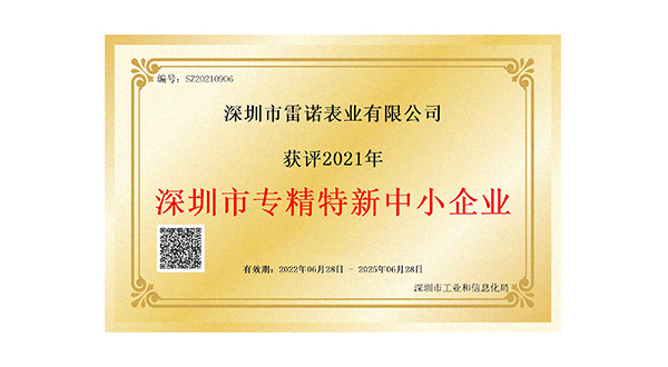 深圳市专精特新中小企业